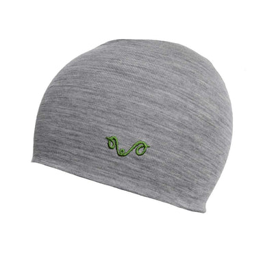 Wełniana czapka merino 100% w kolorze szarym