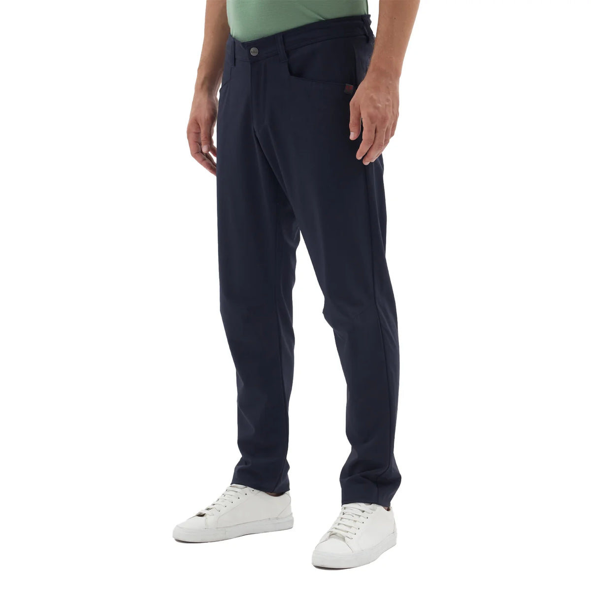 Męskie spodnie podróżne z wełną merino o kroju Relaxed Fit