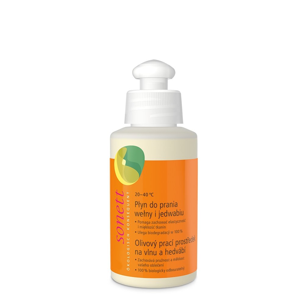 Ekologiczny płyn Sonett do prania wełny merino i jedwabiu 120 ml