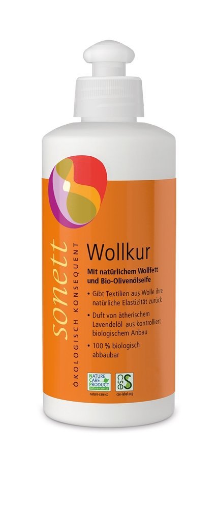 Ekologiczny płyn Sonett do regeneracji wełny i jedwabiu z naturalną lanoliną 300 ml